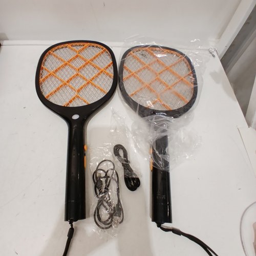 2PK YISSVIC RECHARGEABLE MOSQUITO SWATTERS - BLACK (MODEL: WD-946) image 4