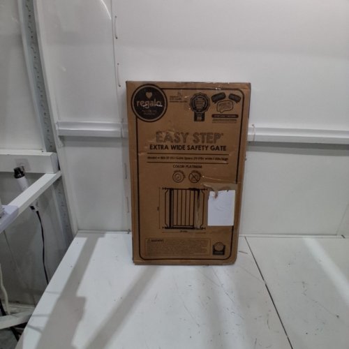 REGALO EASY STEP EXTRA WIDE BABY GATE - 29"- 49" X 30" - GREY (MODEL: 1164 EP DS) image 4