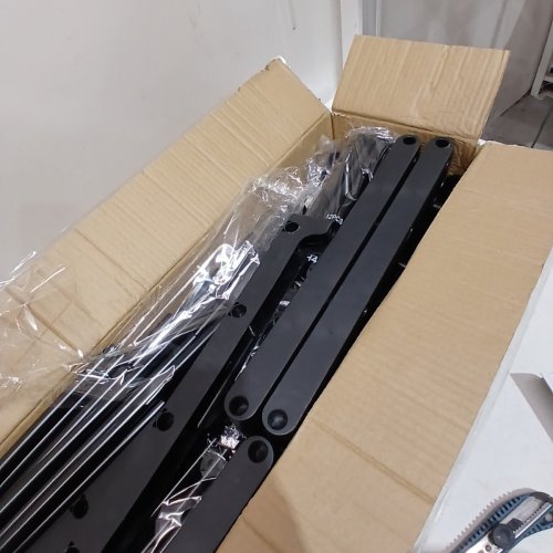SONGMICS FREESTANDING CLOSET ORGANIZER, CLOTHES RACK, PORTABLE WARDROBE - BLACK MODEL: RYG24BK image 4
