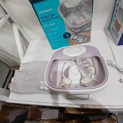 HOMEDICS SMART SPACE ELITE FOOTBATH - PURPLE AND WHITE (MODEL: FB-525H) image 2