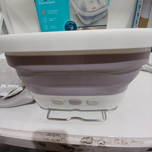 HOMEDICS SMART SPACE ELITE FOOTBATH - PURPLE AND WHITE (MODEL: FB-525H) image 3