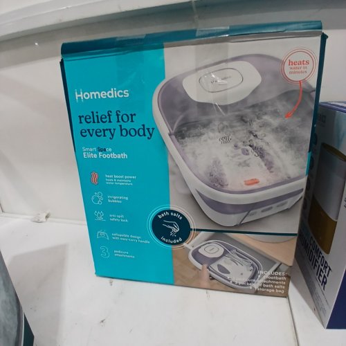 HOMEDICS SMART SPACE ELITE FOOTBATH - PURPLE AND WHITE (MODEL: FB-525H) image 6