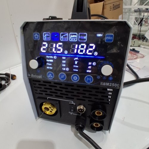 REBOOT 8-IN-1 MIG WELDING MACHINE, 120V /240V - 250AMP (MODEL: RBM2500) image 2