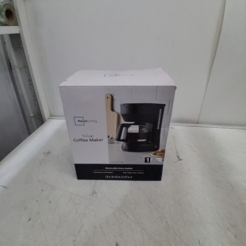 MAINSTAYS COFFEE MAKER - 5CUP - 120V - BLACK (MODEL: MS-20239CN) image 6