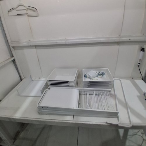 SYKIARIOL UTILITY CART WITH 14 DRAWER STORAGE WITH 4 HOOKS - 30" X 35" - WHITE (MODEL: WK831214-1) image 2