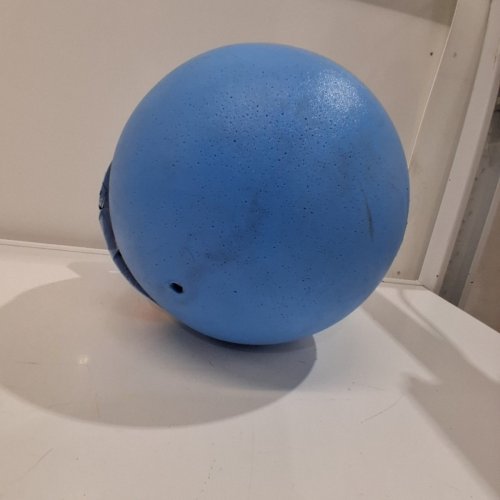 JOLLY PETS JOLLY BALL TUG AND TOSS - 10" L - BLUE image 4