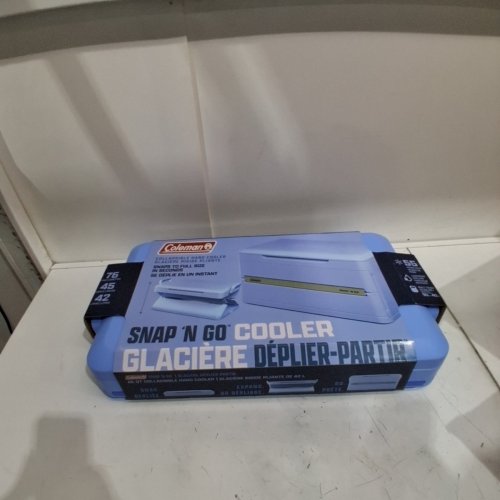 COLEMAN SNAP N GO COLLAPSIBLE COOLER - 45QT - BLUE (MODEL: 085-4351-8) image 2