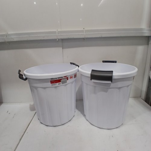 2 MISTRAL MULTI-PURPOSE PLASTIC CAN - 2.5 GAL - WHITE image 2