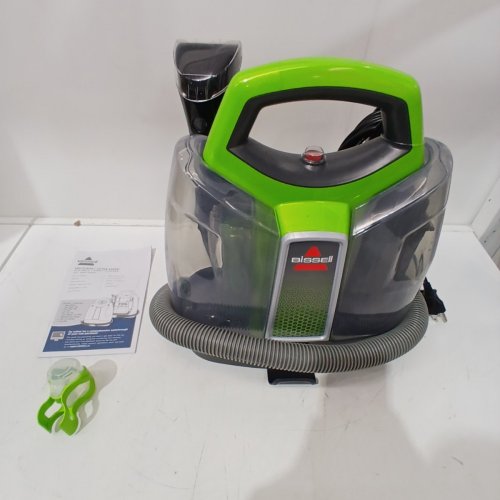 BISSELL PROHEAT PORTABLE DEEP SPOT CLEANER WITH SELF-CLEANING HYDRORINSE TOOL - GREEN/GREY (MODEL : 2513B) image 3