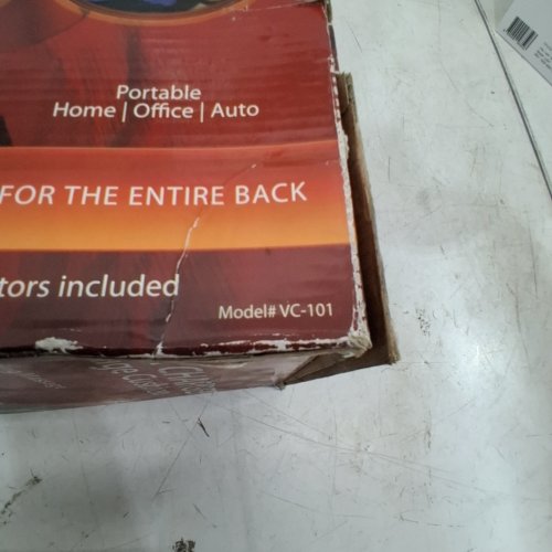 HOMEDICS BACK CHARGER MASSAGE CUSHION WITH HEAT - BLACK (MODEL: VC-101) image 2