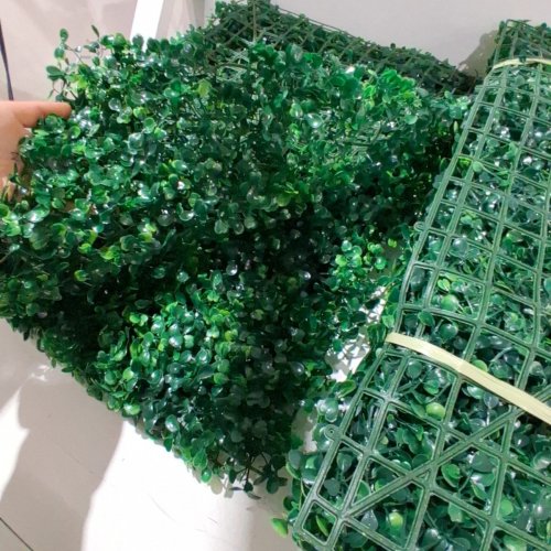 24PK ARTIFICIAL BOXWOOD HEDGE PANELS -17" X 24" - GREEN image 3