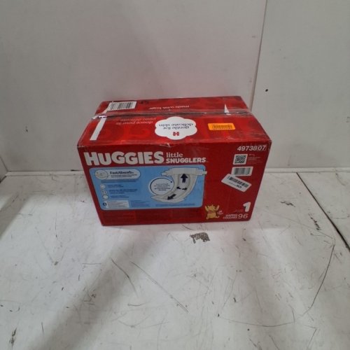 96 PK HUGGIES LITTLE SNUGGLERS BABY DIAPERS - SIZE 1 image 3