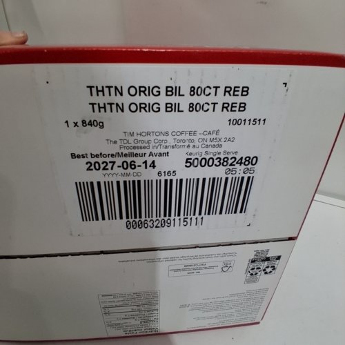 80PK TIM HORTON'S KEURIG ORIGINAL BLEND K-CUP PODS - ROAST: MEDIUM image 2