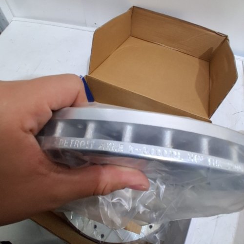 DETROIT AXLE DRILLED SLOTTED BRAKE ROTOR - FITS SELECT MODELS - SILVER (STYLE: S-800010) image 3