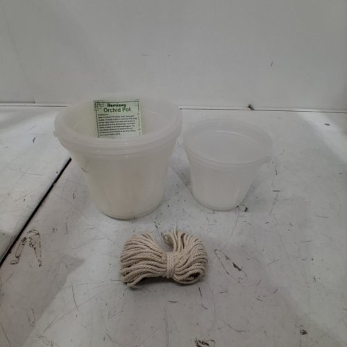 PC REMIAWY ORCHID POTS - 4.8"/6.4" - CLEAR image 2