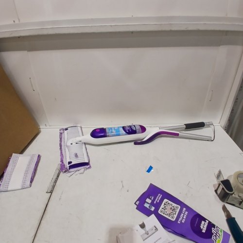 SWIFFER POWERMOP MULTI-SURFACE MOP - PURPLE/WHITE image 2