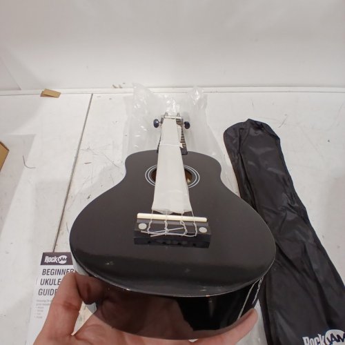 ROCKJAM SOPRANO UKULELE FOR LEARNERS WITH CARRY BAG - 21" - BLACK (MODEL: UK-222-BK) image 3
