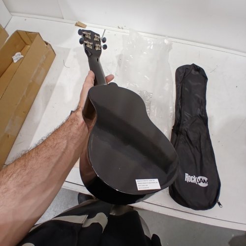 ROCKJAM SOPRANO UKULELE FOR LEARNERS WITH CARRY BAG - 21" - BLACK (MODEL: UK-222-BK) image 5
