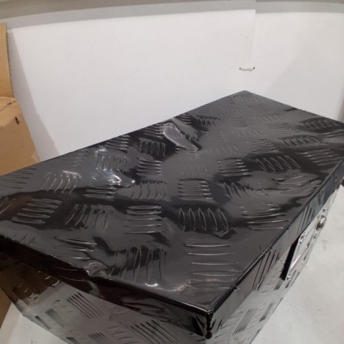 ALUMINUM HEAVY DUTY TRAILER TONGUE TOOLBOX - 26" X 13" X 12" - BLACK (MODEL: JL-TB09-1B) image 5