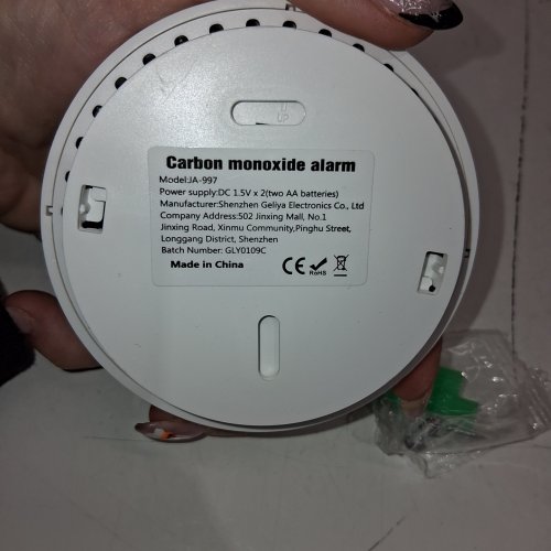 SMOKE ALARM AND CARBON MONOXIDE DETECTOR FOR HOME - WHITE image 2