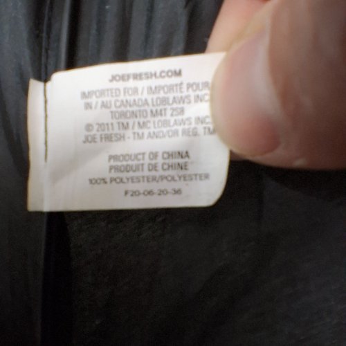 JOE FRESH UMBRELLA - 50" - BLACK image 2