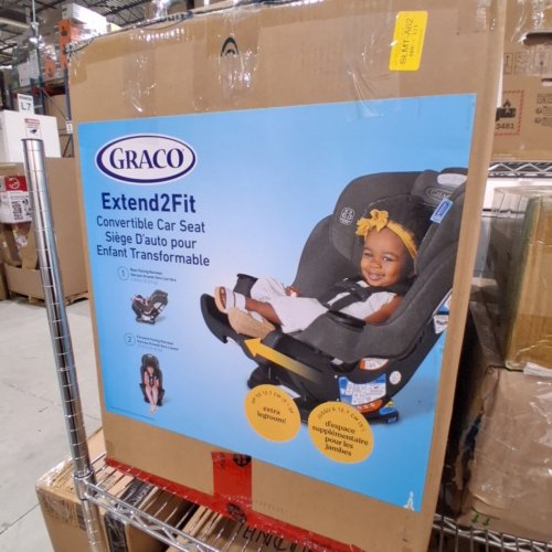 GRACO EXTEND2FIT CONVERTIBLE CAR SEAT - GREY (MODEL: 2235831) image 5