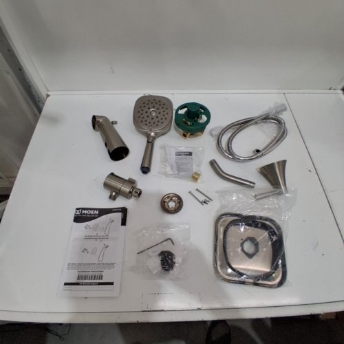 MOEN SHOWER AND TUB VALVE TRIM KIT - BRUSHED NICKEL (MODEL: INS10717) image 3