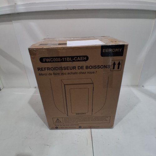 EUHOMY BEVERAGE REFRIGERATOR COOLER - 24 CANS - 18L - BLACK (MODEL: FWC008-11) image 5