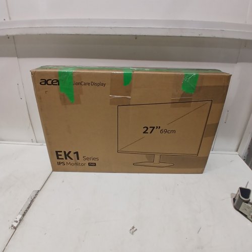 ACER FRAMELESS OFFICE GAMING MONITOR WITH ERGONOMIC TILT - 27" - 1080P FHD - 120HZ - 1MS - BLACK (MODEL: EK271) image 5
