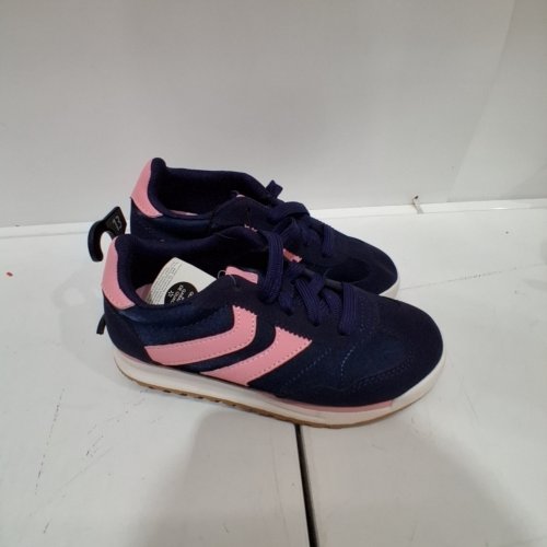 GIRL'S GEORGE SNEAKERS - SIZE 13 - NAVY / PINK image 2