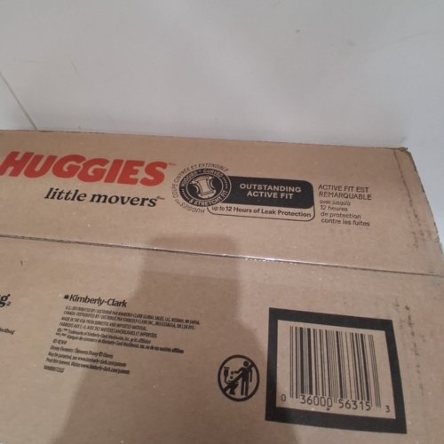 150PK HUGGIES LITTLE MOVERS DIAPERS WITH ACTIVE FIT - SIZE 4 image 3