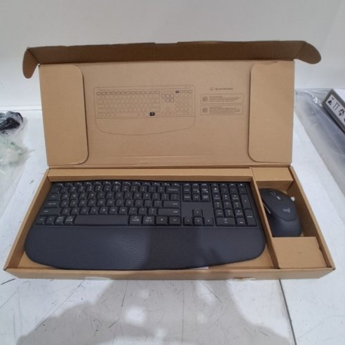 2PC LOGITECH SIGNATURE COMFORT PLUS ERGONOMIC WIRELESS KEYBOARD AND MOUSE COMBO - GRAPHITE (MK880 / M850 L) image 5
