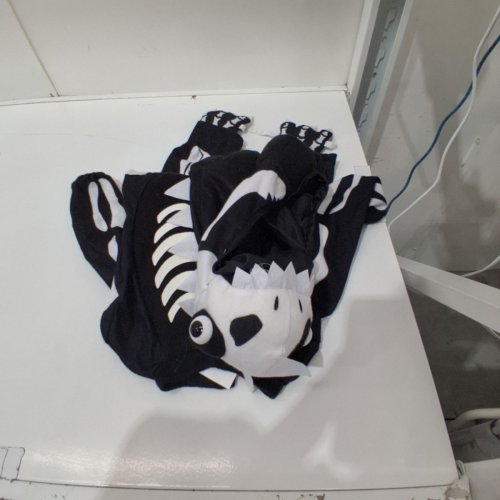 RUBIES TODDLER SKELESAURUS SKELETON DINOSAUR COSTUME - 4T - BLACK AND WHITE image 2