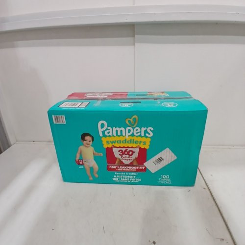 100PK PAMPERS SWADDLERS 360 PULL-ON DIAPERS - SIZE 4 image 3