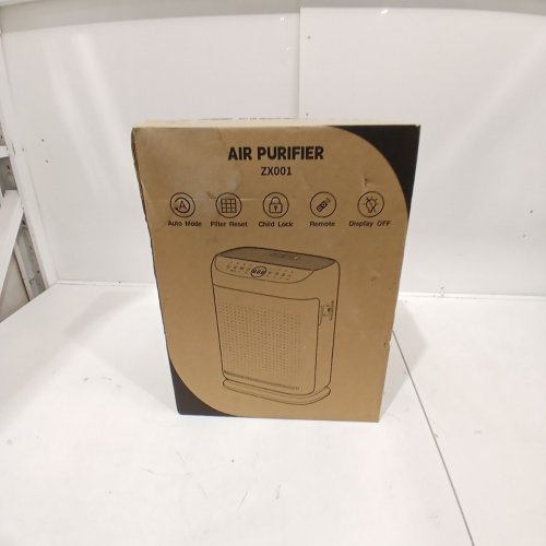 TEBILD AIR PURIFIER WITH WASHABLE PRE-FILTERS - COVERS UP TO 3000SQFT - WHITE (MODEL: ZX001) image 2