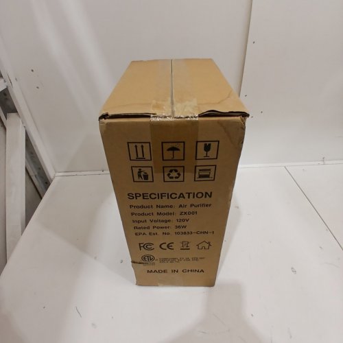 TEBILD AIR PURIFIER WITH WASHABLE PRE-FILTERS - COVERS UP TO 3000SQFT - WHITE (MODEL: ZX001) image 3