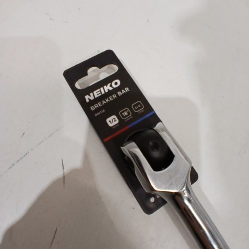 NEIKO CRV STEEL DRIVE EXTENSION BREAKER BAR - 18" - 1/2" DRIVER image 3