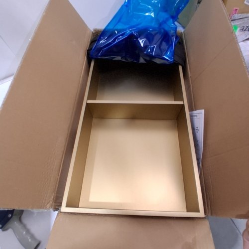 OLINGYUE DOUBLE SHOWER NICHE - 12" X 24" X 4" - BRUSHED GOLD (MODEL: OLY-SN1224V2GD) image 2