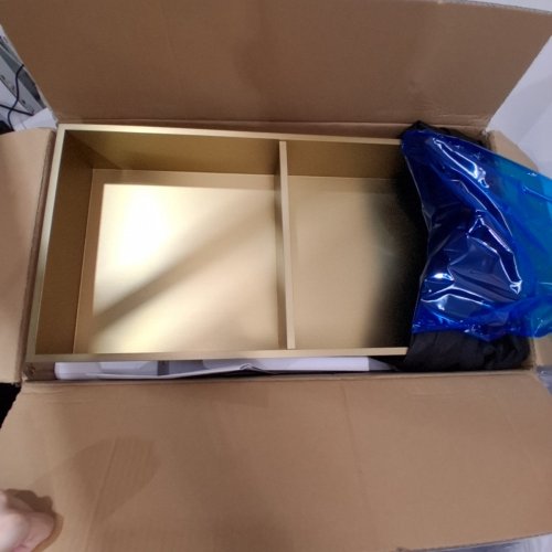 OLINGYUE DOUBLE SHOWER NICHE - 12" X 24" X 4" - BRUSHED GOLD (MODEL: OLY-SN1224V2GD) image 3