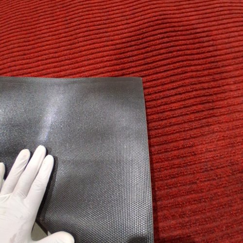 LOW PROFILE FRONT DOORMAT WITH NON SLIP BOTTOM- 39.5" X 59" - RED image 6