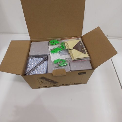 24PK NIORSUN SOLAR SECURITY STEP LIGHTS - WARM WHITE 3000K - BROWN image 2