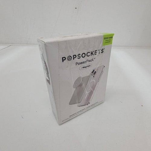 POPSOCKETS POWERPACK PORTABLE WIRELESS CHARGER FOR MAGSAFE COMPATIBLE IPHONES - 5000MAH - WHITE image 4