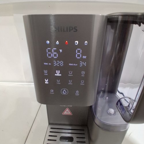 PHILIPS 6-STAGE REVERSE OSMOSIS COUNTERTOP WATER FILTER WITH A PORTABLE PITCHER - SILVER (ADD6928) image 2