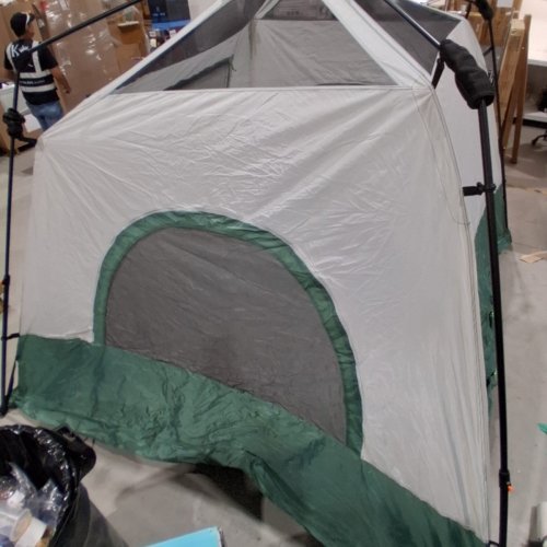 AMAZON BASICS INSTANT CAMPING TENT WITH RAINFLY - 6 PERSON - GREEN/WHITE (MODEL : ‎AMZ-100968) image 7