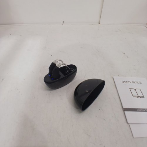 NEW STYLE BEHIND THE EAR RECHARGABLE HEARING AIDS - BLACK image 2