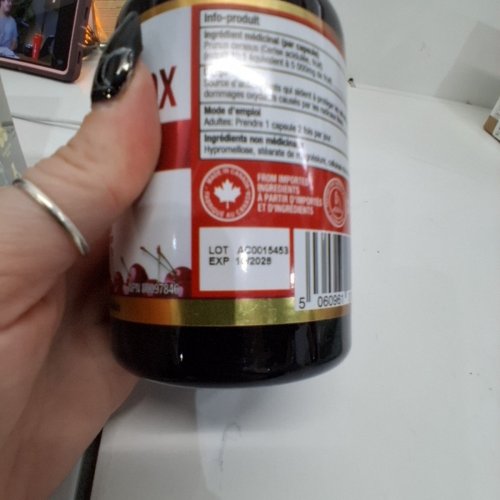 (120 CAPS) HERBA ORGANIC TART CHERRY CAPSULES - 10,000MG EQUIVALENT PER DAY image 3