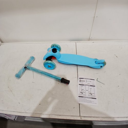 RUGGED RACER DELUXE MINI SCOOTER - MAX 90 LBS - BLUE (MODEL: BH19896) image 3