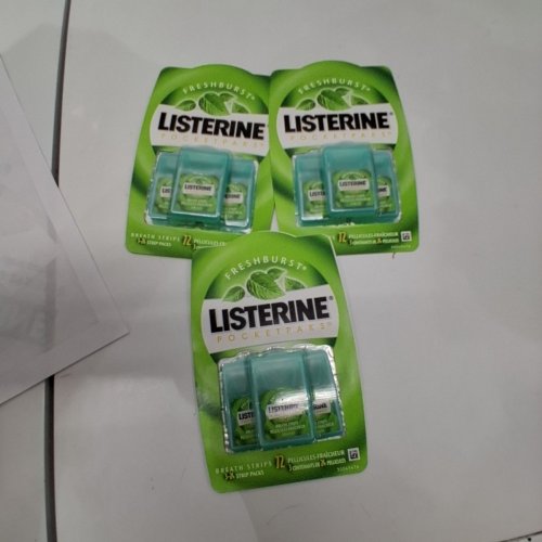 3PK LISTERINE POCKETPAKS FRESH BURST FRESH BREATH STRIPS image 2