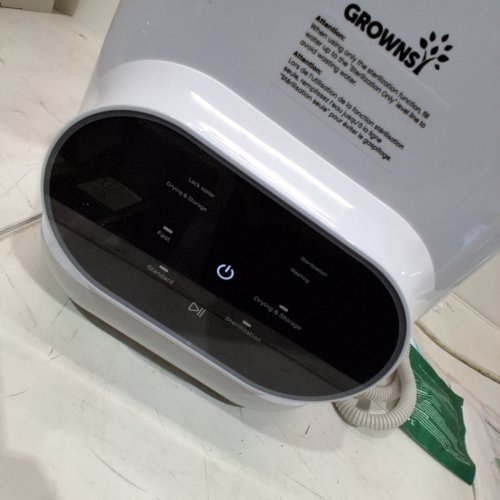 GROWNSY EASECLEAN PRO ALL-IN-ONE BOTTLE WASHERM STERILIZER AND DRYER - WHITE/BLACK/CLEAR (MODEL: ZMW-STHB01-3) image 2