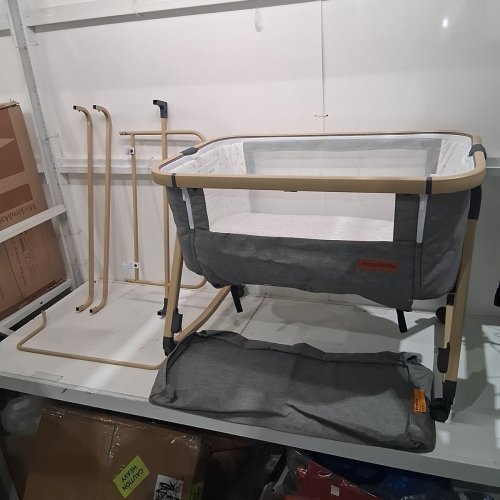 MAYDOLLY BABY BASSINET BEDSIDE SLEEPER - 36" X 21" X 14" - GREY (MODEL: CC03) image 2